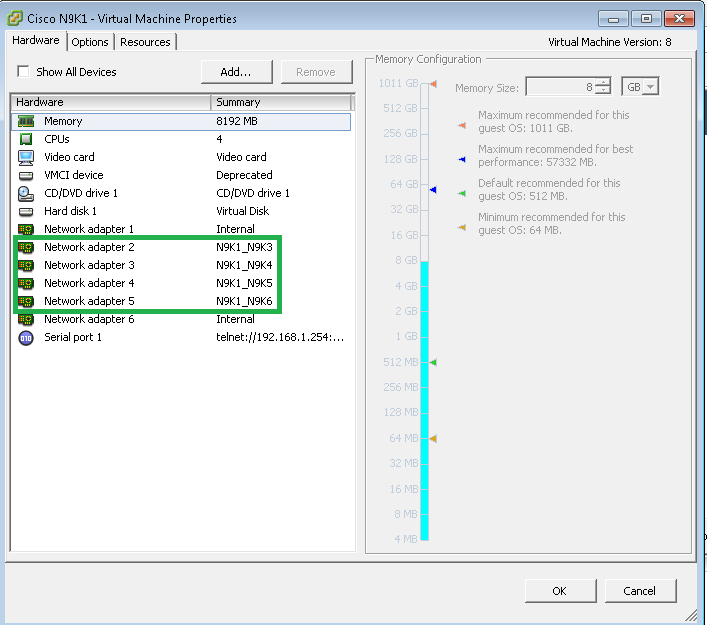 assign port group to virtual machine in VMware ESX