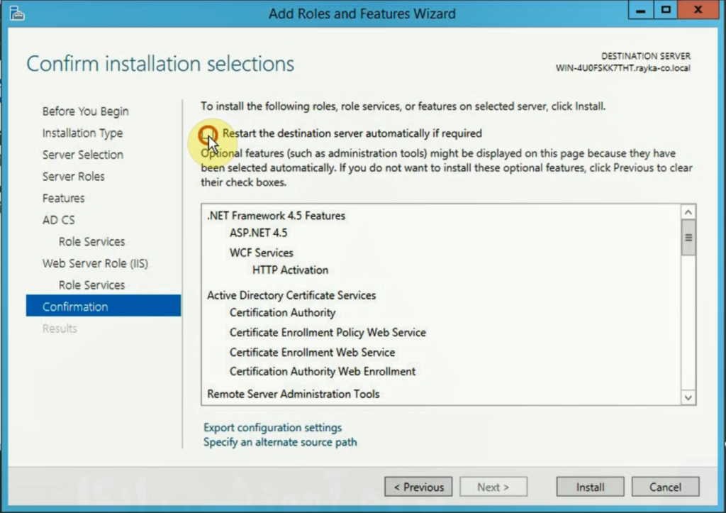 3. SD-WAN Certificate Authority Configuration - RAYKA