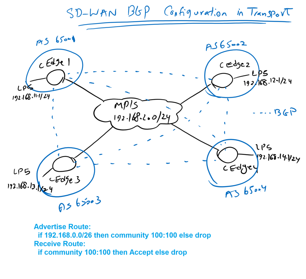 Cisco SD-WAN BGP Route Policy