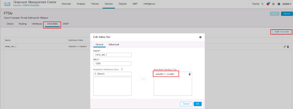 Configure IPS-only Inline Pair