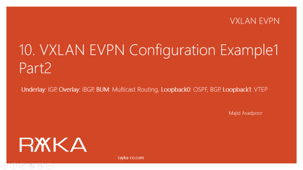 10. VXLAN EVPN Configuration Example1 Part2