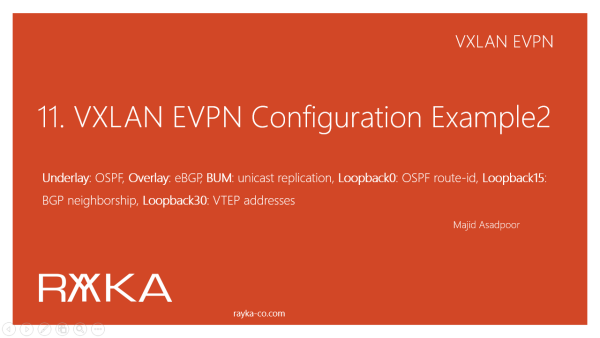 11. VXLAN EVPN Configuration Example2