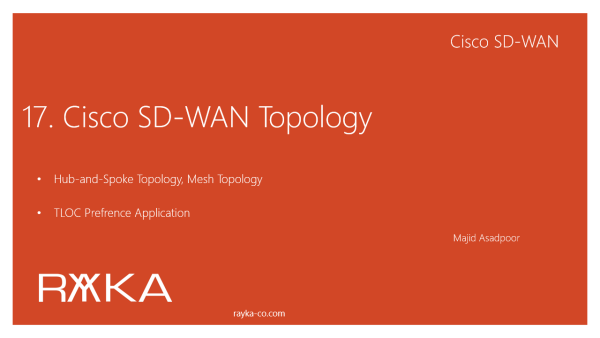17. Cisco SD-WAN Topology