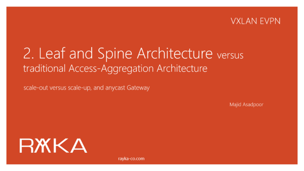 2. leaf and spine architecture