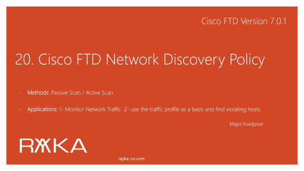 20. Cisco FTD Network Discovery Policy
