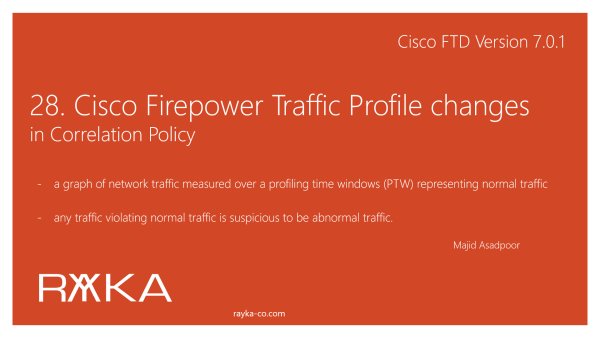 28. Cisco Firepower Traffic Profile
