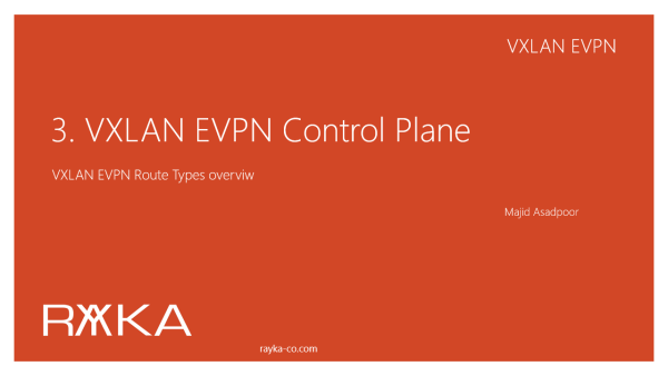 3. VXLAN EVPN Control Plane