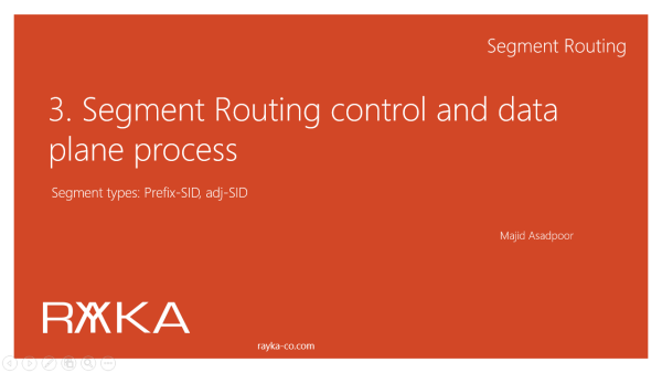 3. segment routing control-plane and data-plane process