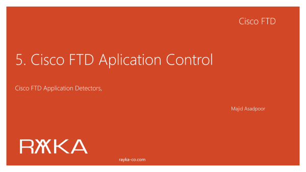 5. Cisco FTD Aplication Control