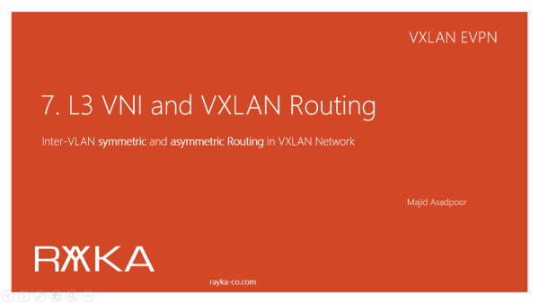 7. L3 VNI and VXLAN Routing