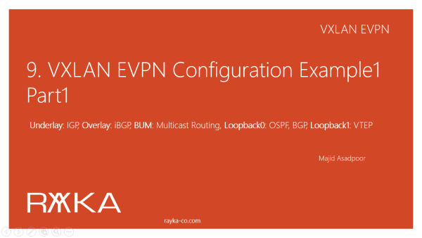 9. VXLAN EVPN Configuration Example1 Part1