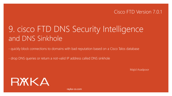 9. cisco FTD DNS Security Intelligence and DNS sinkhole