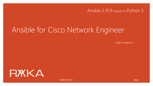 Ansible for Network Engineers