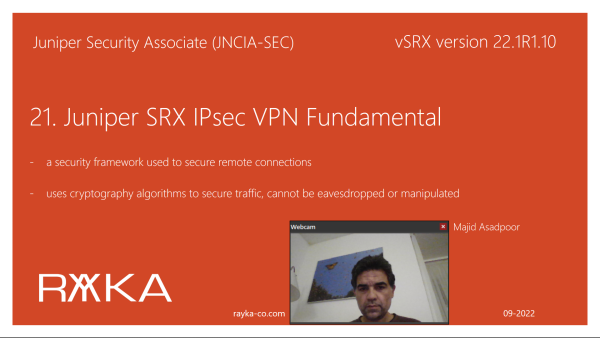 21. Juniper SRX IPsec VPN Fundamental