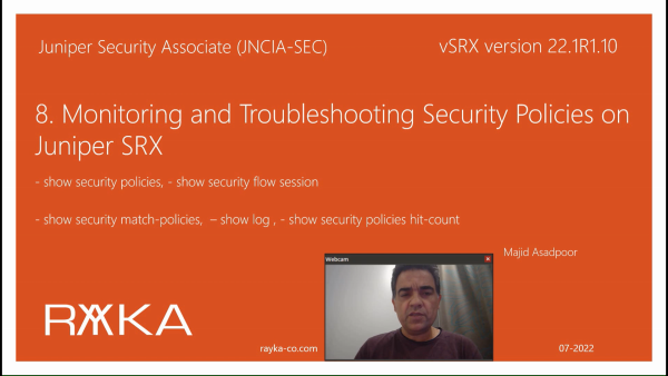8. Monitoring and Troubleshooting Security Policies on Juniper SRX_