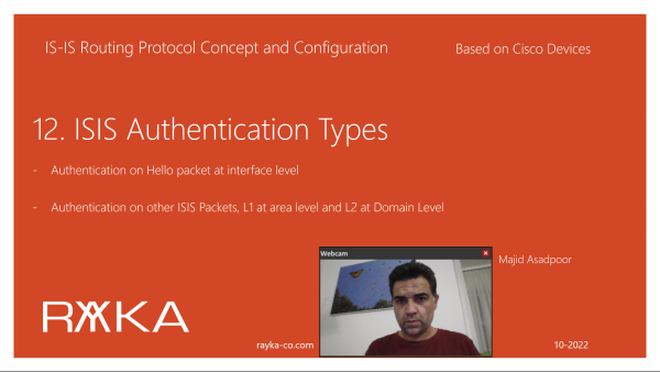 12. ISIS Authentication Types