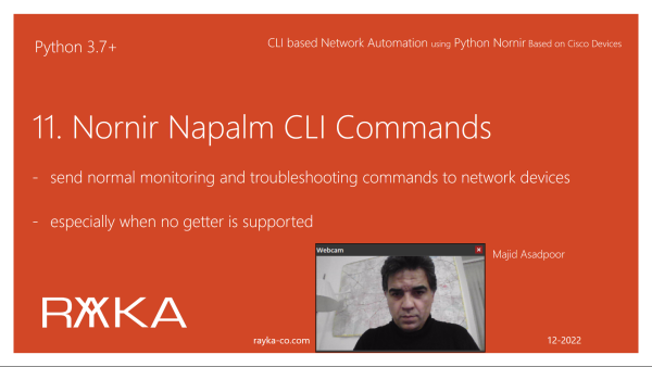 11. Nornir Napalm CLI Commands