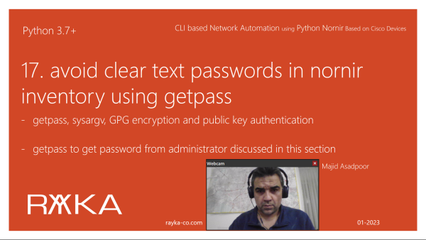 17. avoid clear text passwords in nornir inventory using getpass