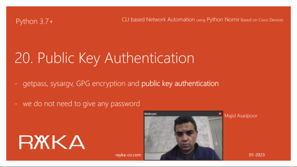 20. Public Key Authentication in Network Automation