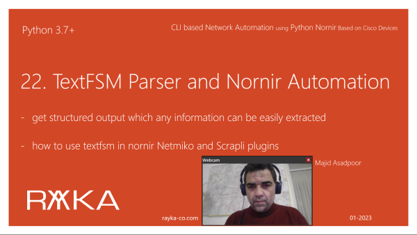 22. TextFSM Parser in Nornir Automation Scripts