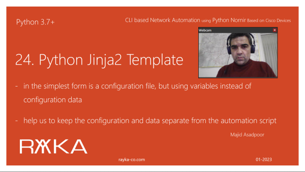 24. Python Jinja2 Template in Nornir Automation Script