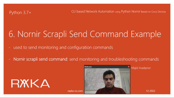 6. Nornir Scrapli Send Command Example