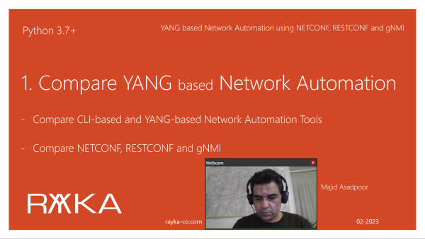 1. Compare YANG based Network Automation