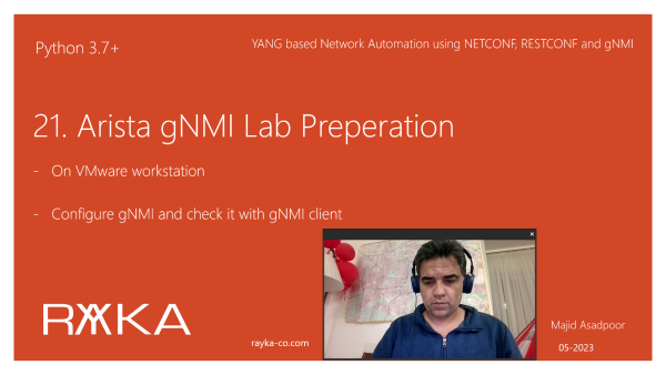 21. Arista gNMI Lab Preperation