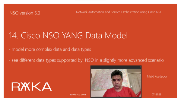 14. Cisco NSO YANG Data Model