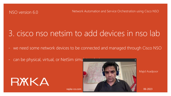 3. cisco nso netsim to add devices in nso lab