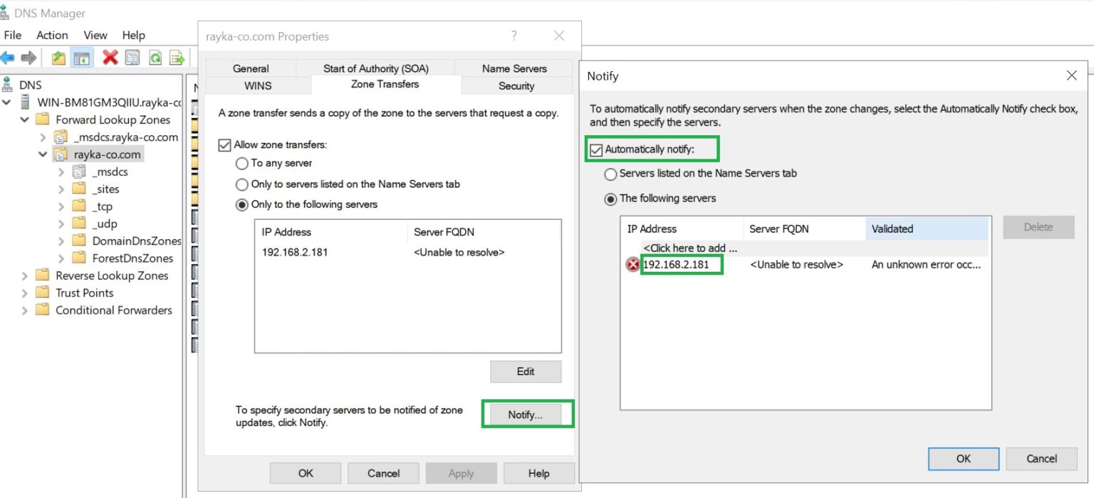 F5 DNS Express with Microsoft as primary DNS server