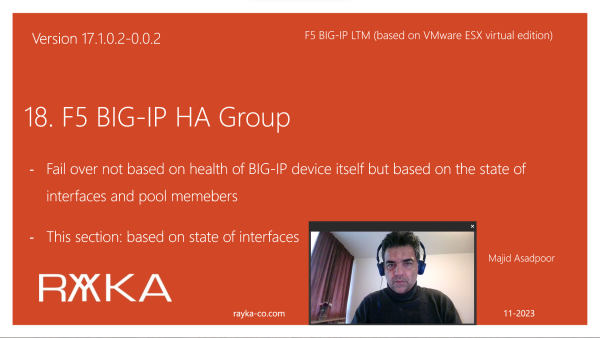 18. F5 BIG-IP HA Group