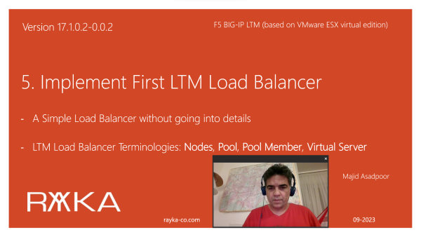 5. Implement First LTM Load Balancer