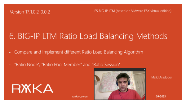 6. F5 BIG-IP LTM Ratio load balancing methods