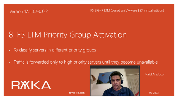 8. F5 LTM Priority Group activation