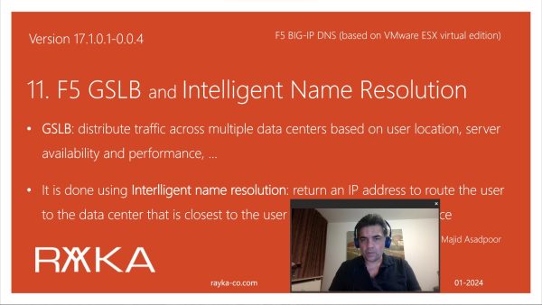 11. what is F5 GSLB and intelligent name resolution