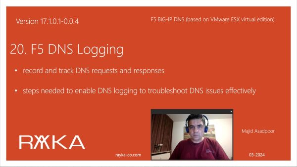 20. F5 DNS Logging