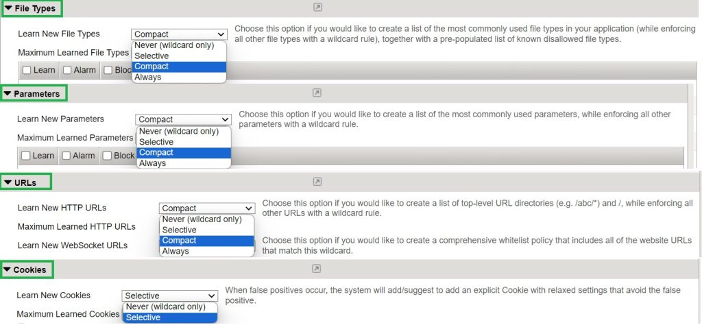 Learning modes in web components