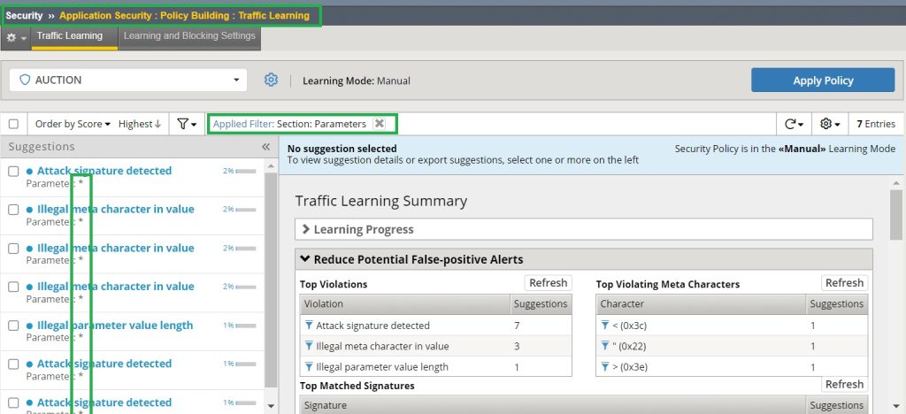 never learning mode and parameter learning