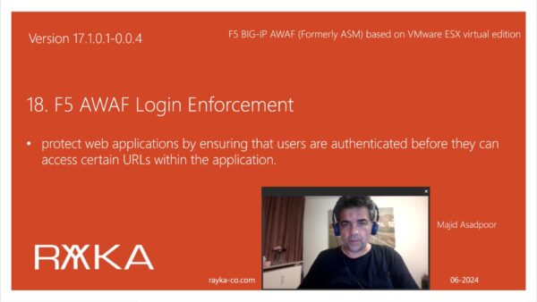 18. F5 AWAF Login Enforcement