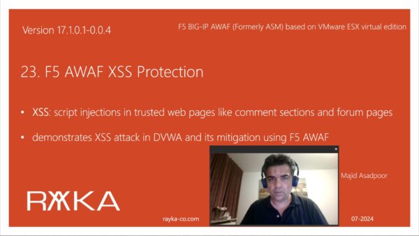 23. F5 AWAF XSS Protection