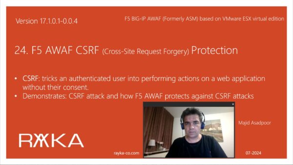 24. F5 AWAF CSRF Protection