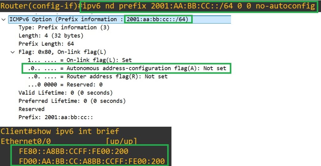 IPv6 stateless address autoconfiguration (SLAAC)