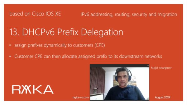 13. DHCPv6 Prefix Delegation