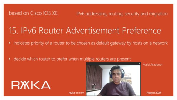 15. IPv6 Router Advertisement Preference