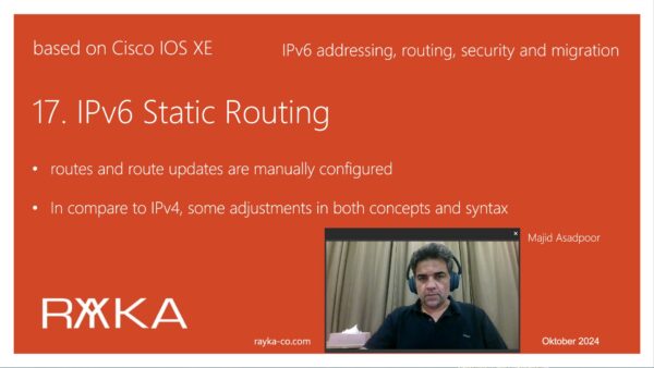 17. IPv6 Static Routing