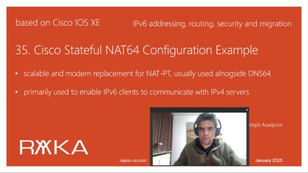 35. Cisco Stateful NAT64 Configuration Example