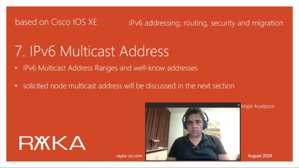 7. IPv6 Multicast Address