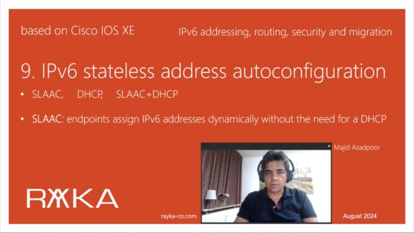 9. IPv6 stateless address autoconfiguration