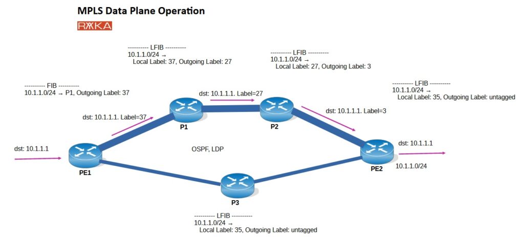 MPLS Data Plane Operation